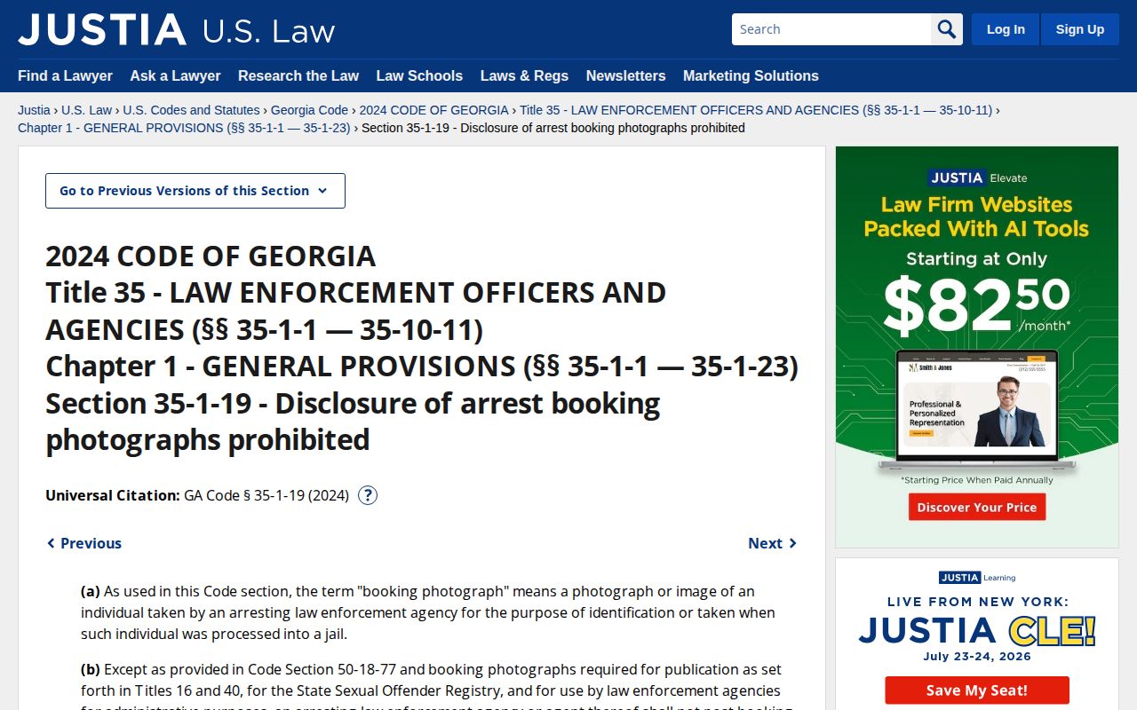 Gordon County released inmate mugshot Georgia booking photograph law