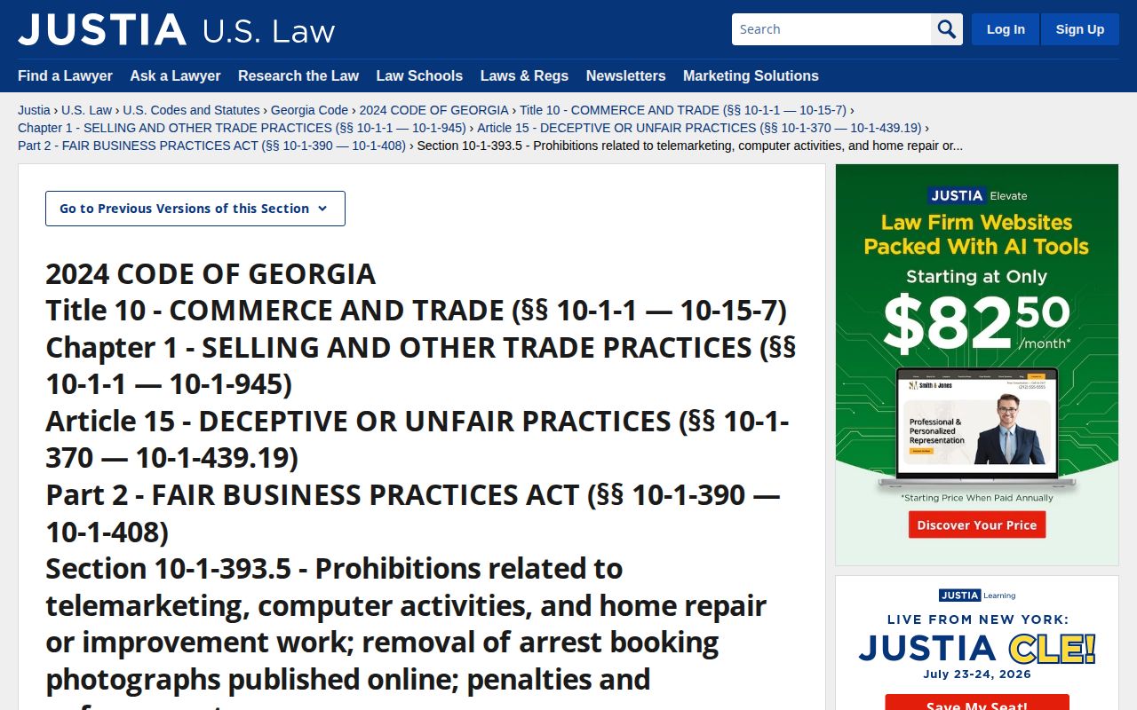 Gordon County inmate mugshot Georgia commercial removal statute